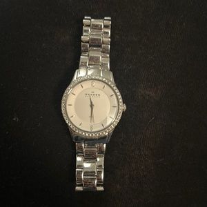 Skagen Katja 347SSX Womens Silver Stainless Steel Analog Dial Quartz Watch JK650